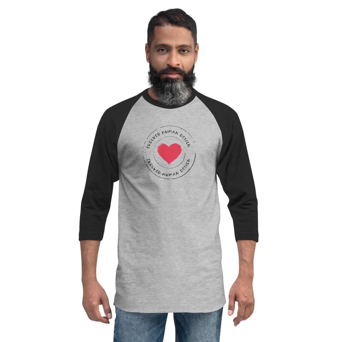The Signature Logo 3/4 sleeve raglan shirt