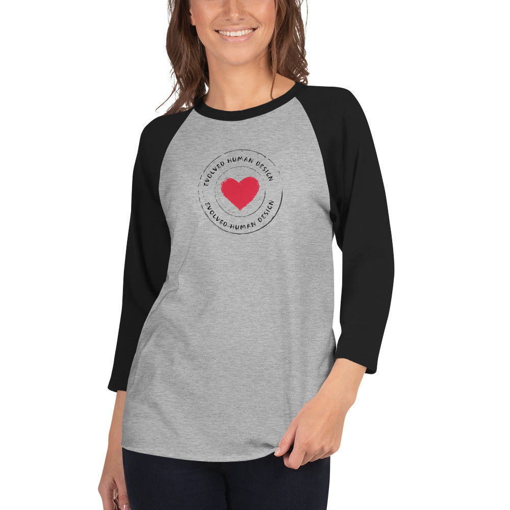 The Signature Logo 3/4 sleeve raglan shirt