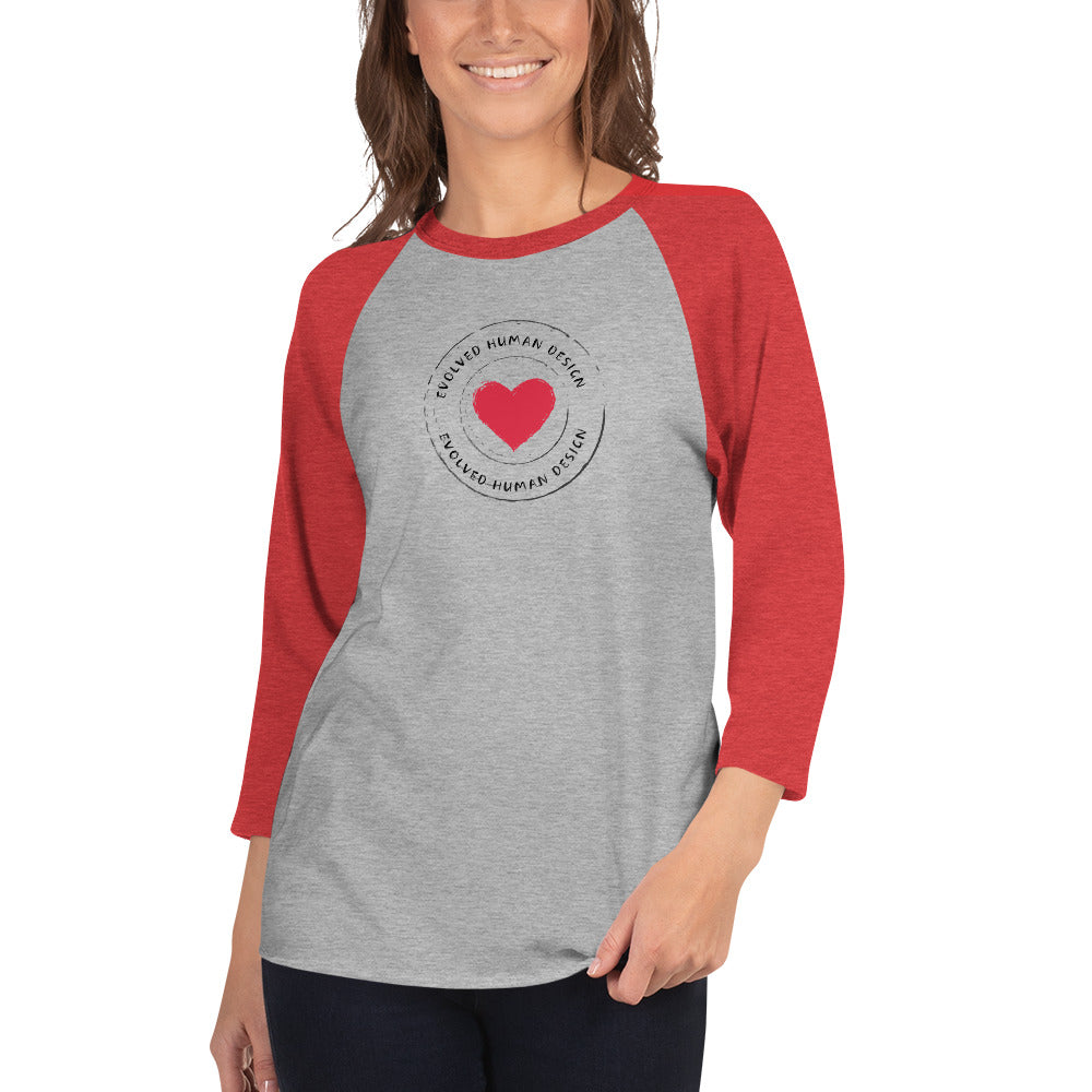 The Signature Logo 3/4 sleeve raglan shirt