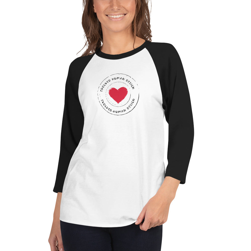 The Signature Logo 3/4 sleeve raglan shirt