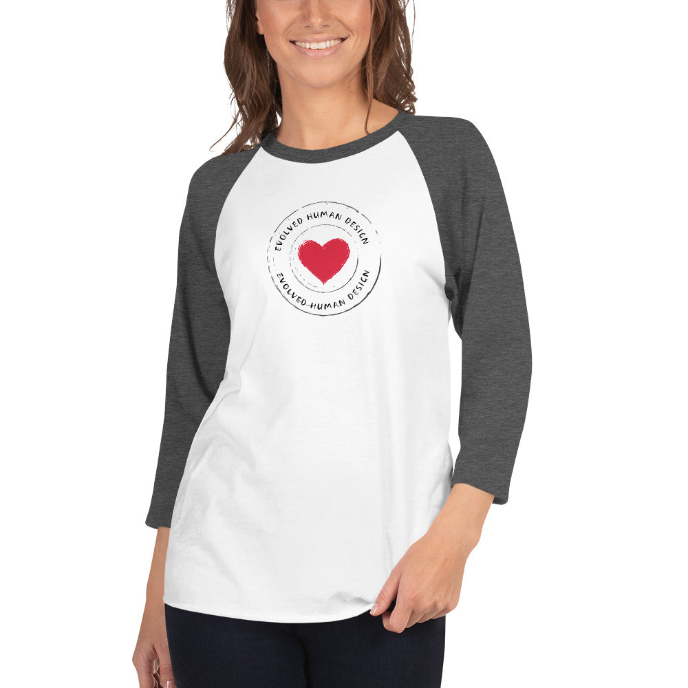 The Signature Logo 3/4 sleeve raglan shirt