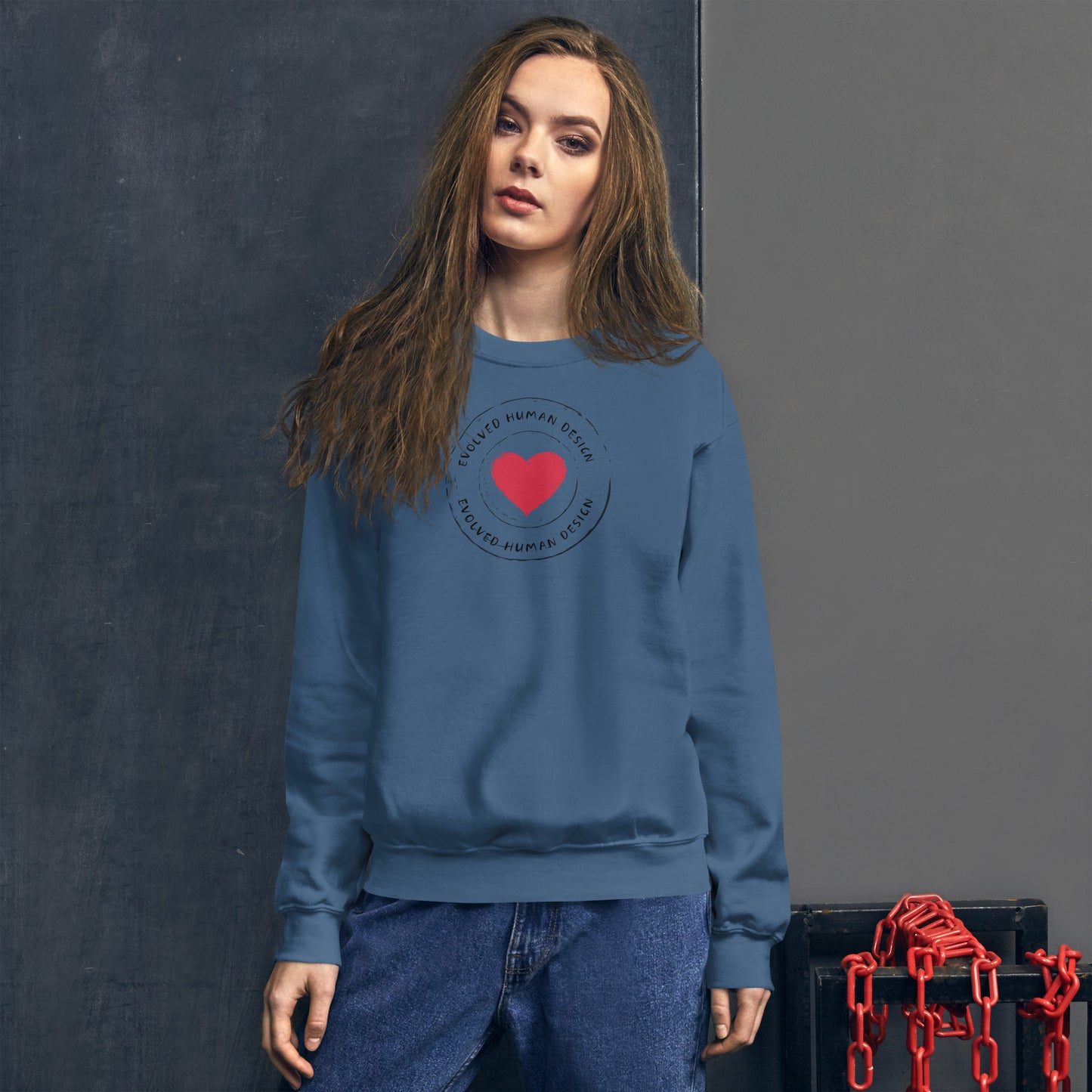 Large Signature logo Unisex Sweatshirt