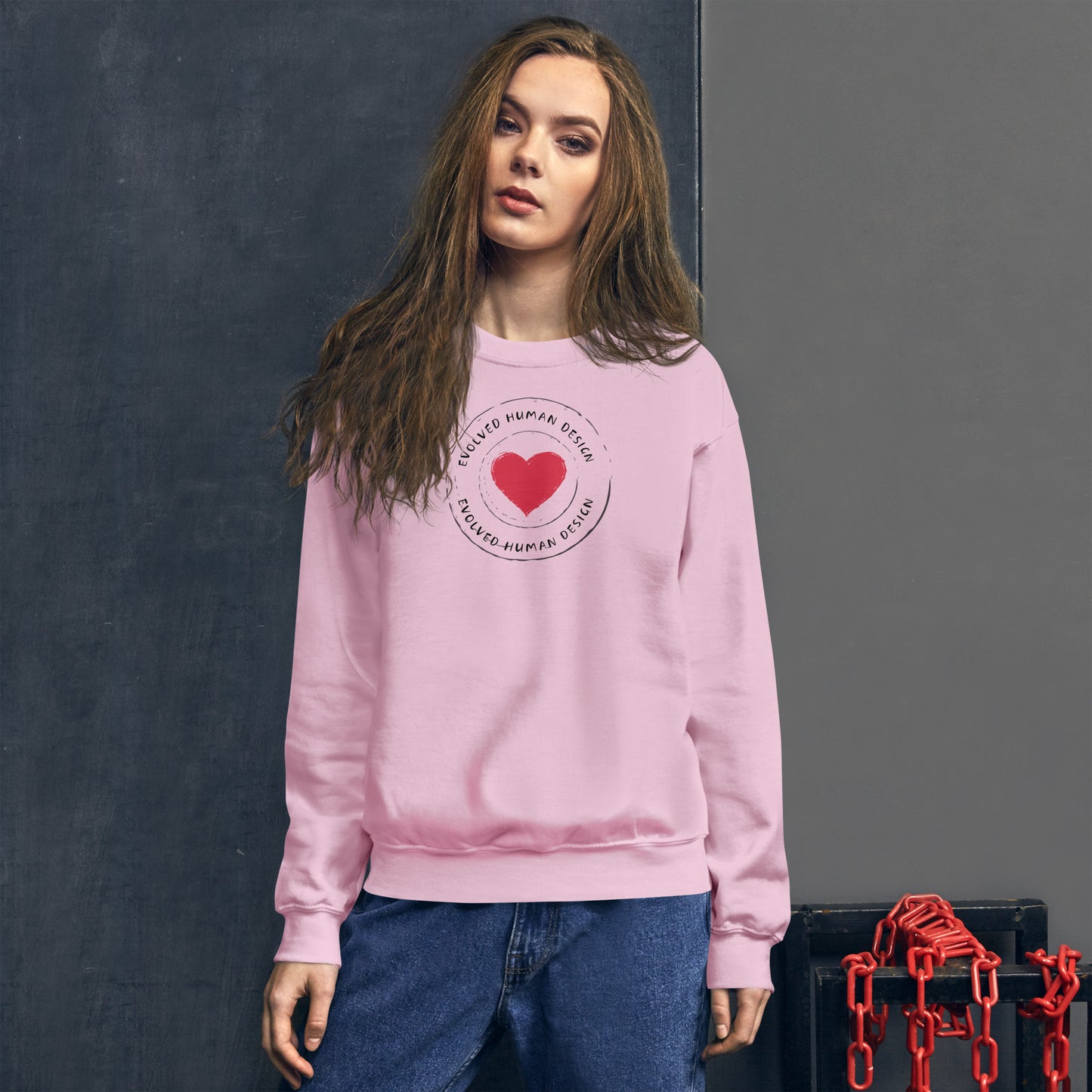 Large Signature logo Unisex Sweatshirt