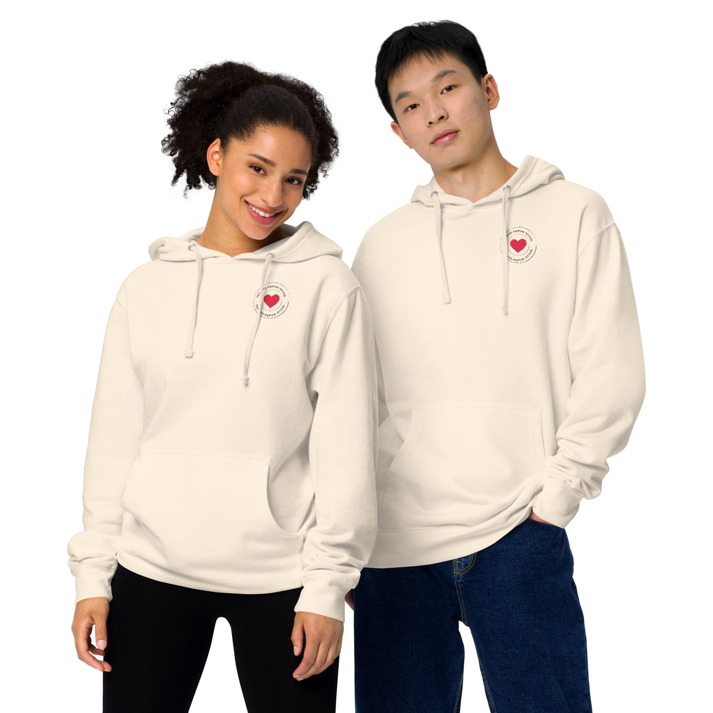 Evolved Human Design Unisex midweight hoodie