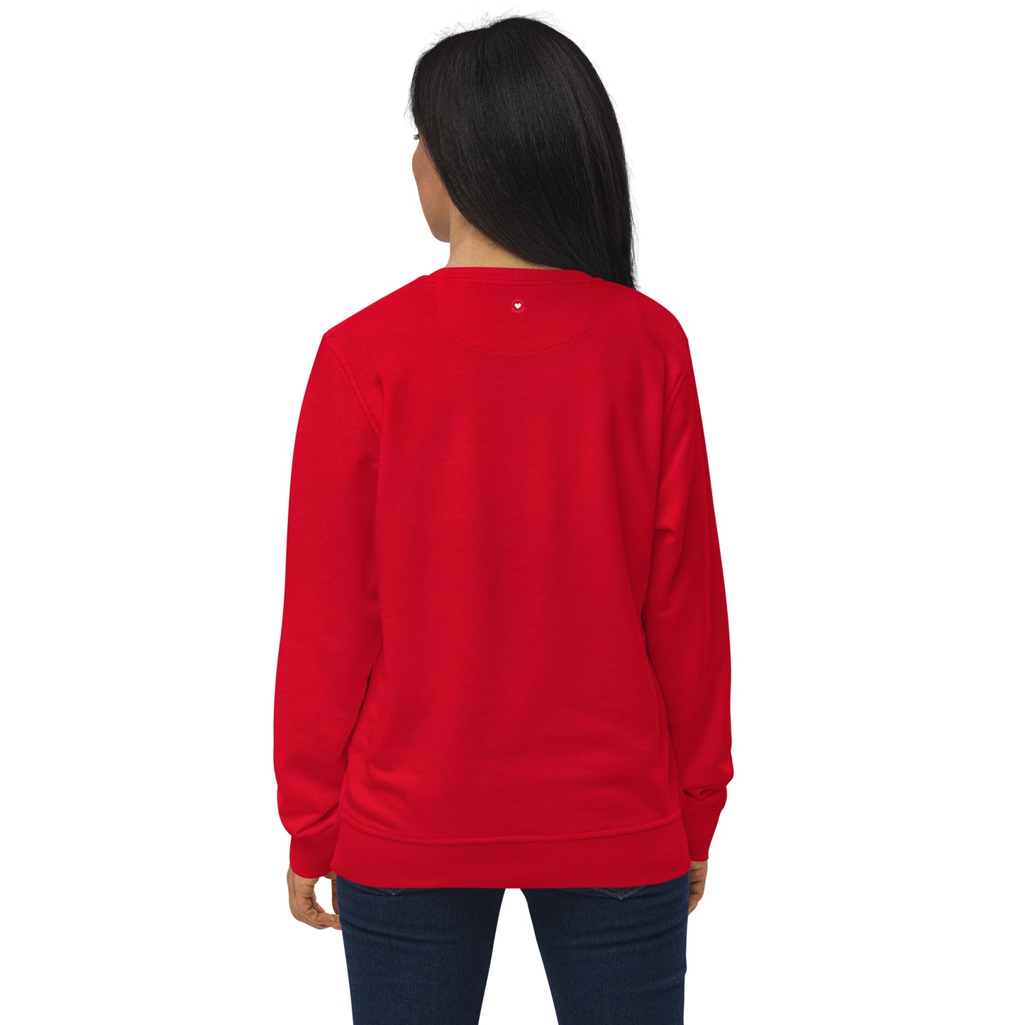 Evolved Human Designs RED Unisex organic sweatshirt
