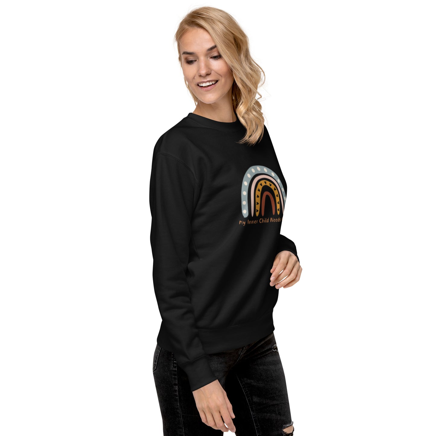 My Inner Child Needs Coffee Unisex Premium Sweatshirt