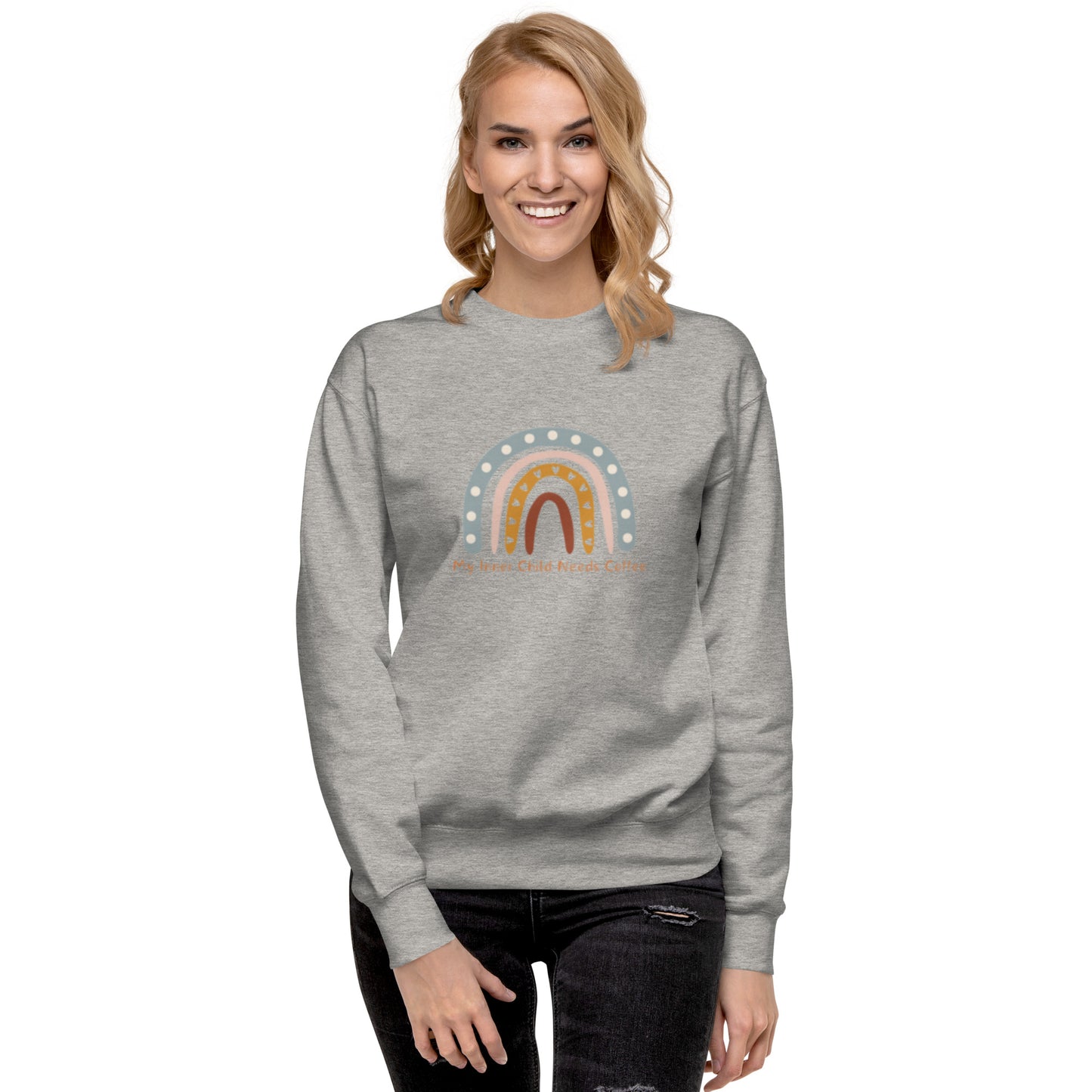 My Inner Child Needs Coffee Unisex Premium Sweatshirt