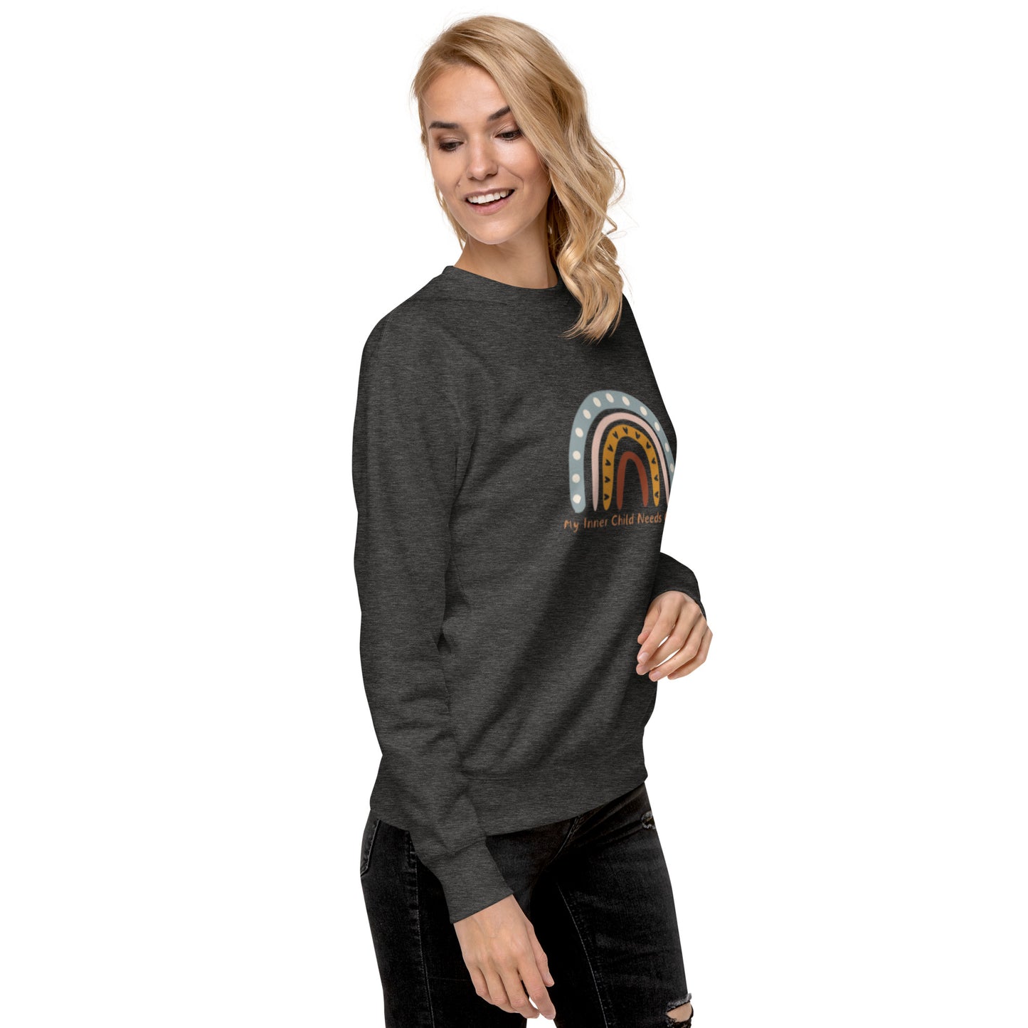 My Inner Child Needs Coffee Unisex Premium Sweatshirt
