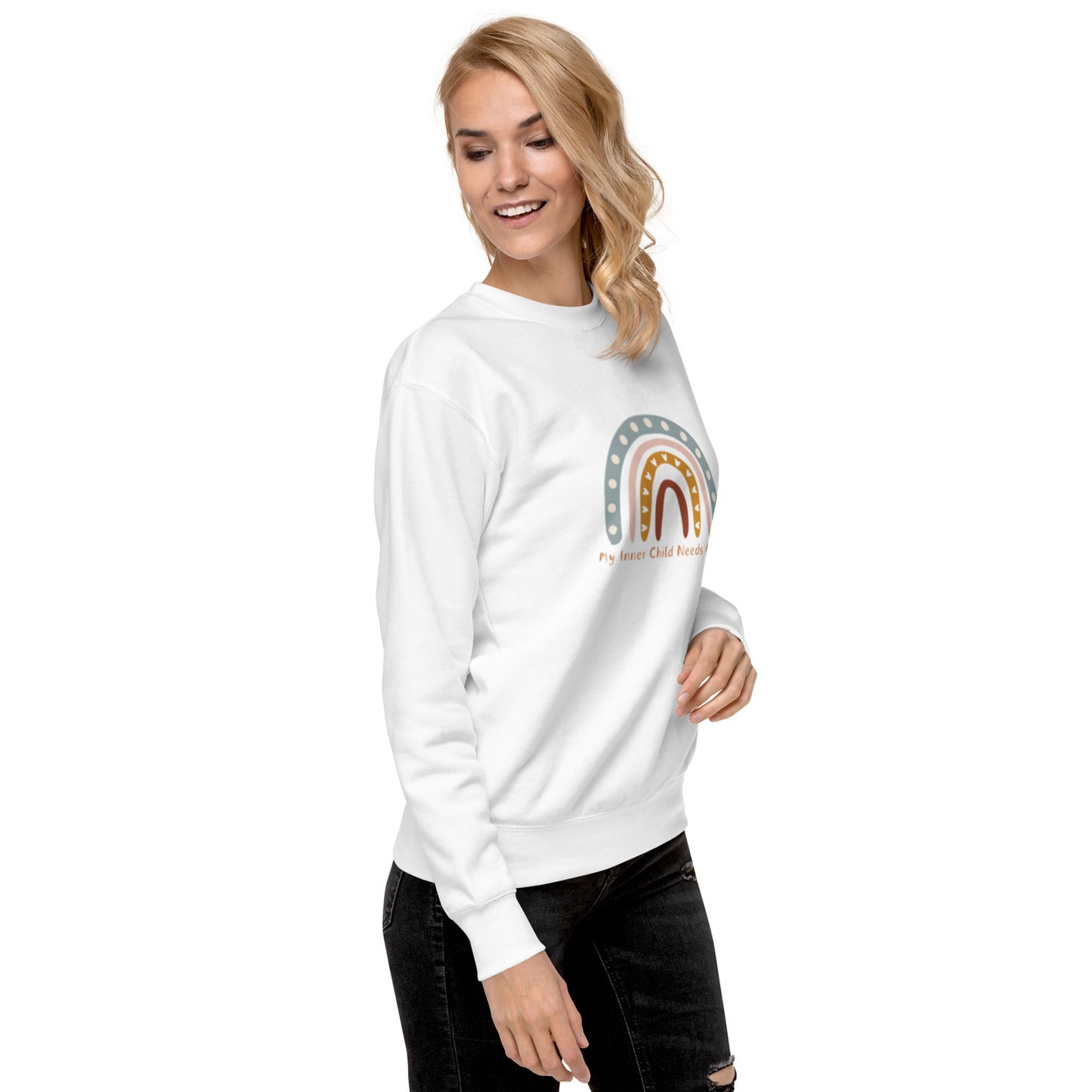 My Inner Child Needs Coffee Unisex Premium Sweatshirt