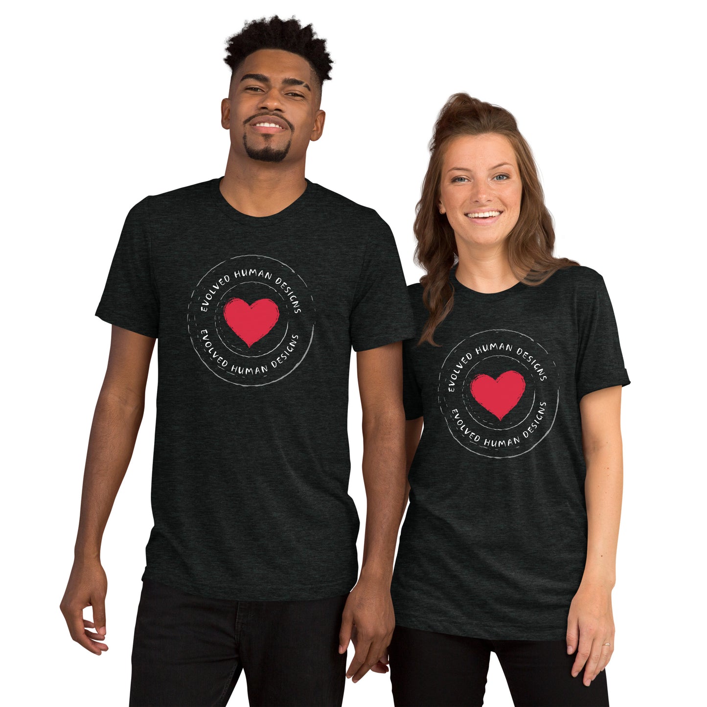 Large Evolved Human Logo Short sleeve t-shirt