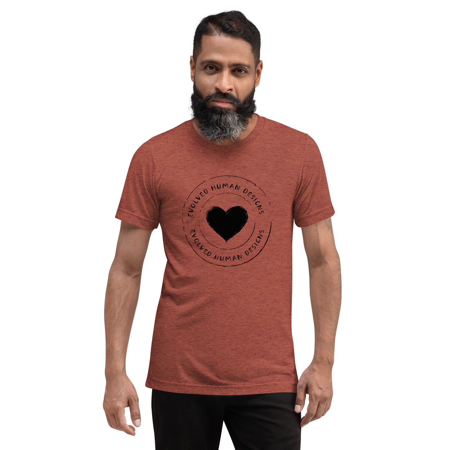 Evolved Human Design Logo Larger Short sleeve t-shirt
