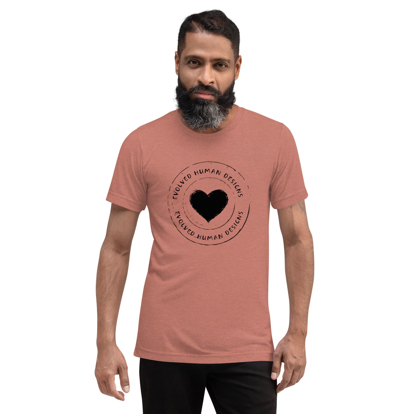Evolved Human Design Logo Larger Short sleeve t-shirt