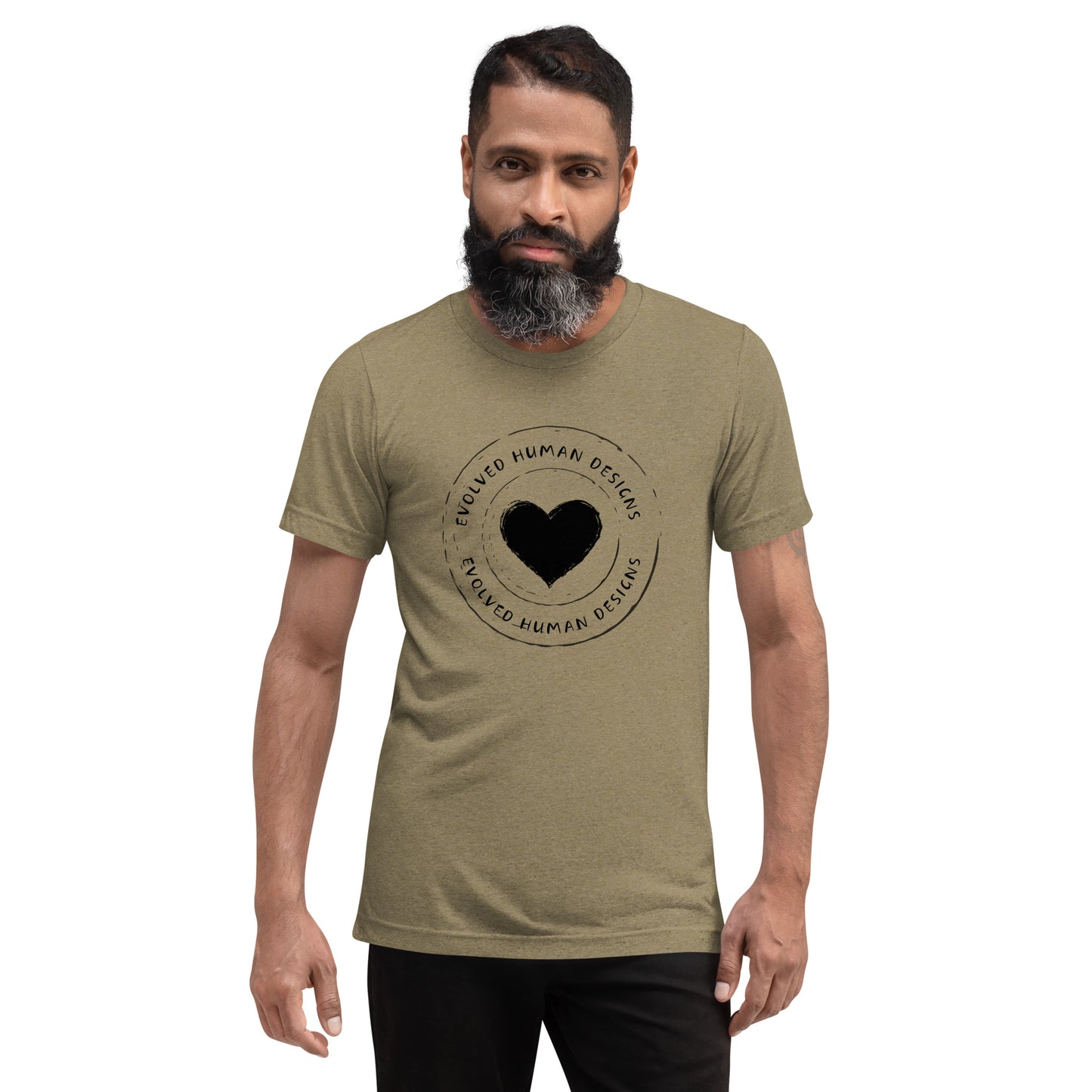 Evolved Human Design Logo Larger Short sleeve t-shirt
