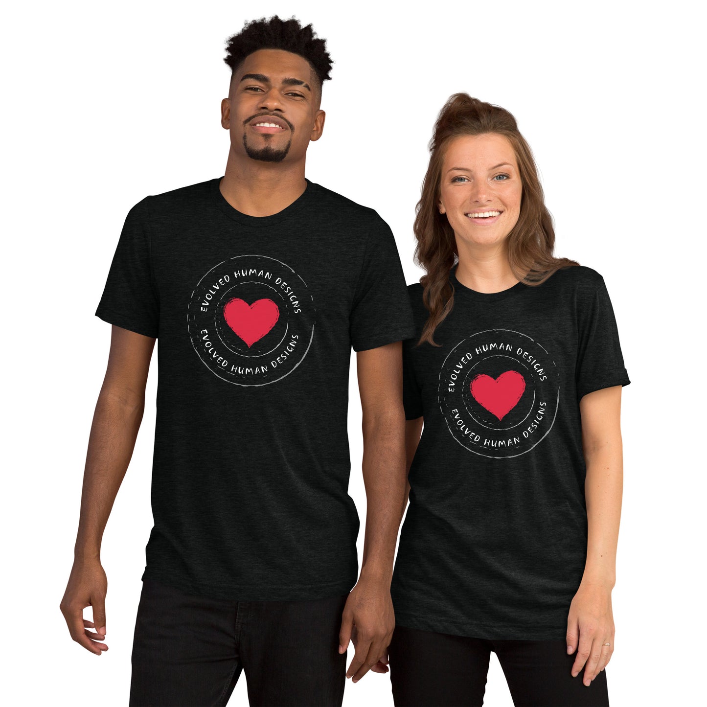 Large Evolved Human Logo Short sleeve t-shirt