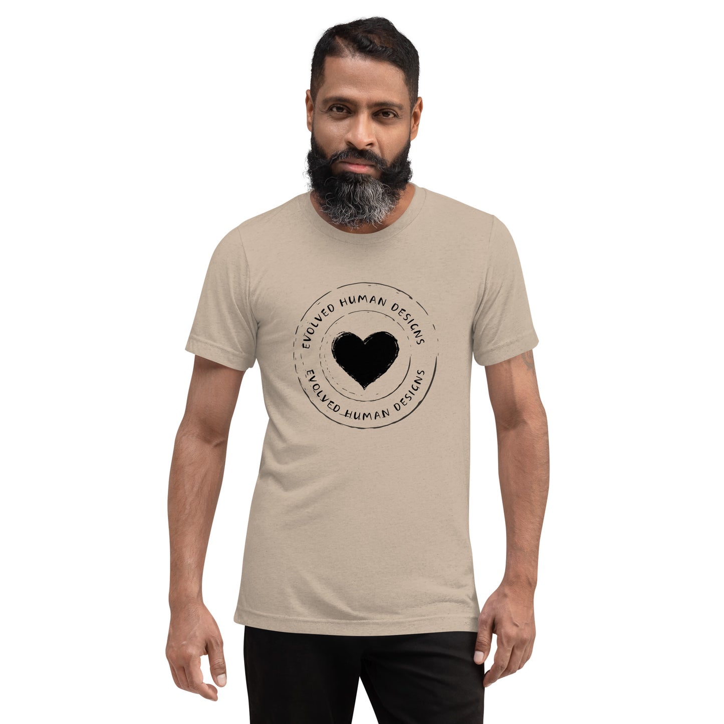 Evolved Human Design Logo Larger Short sleeve t-shirt