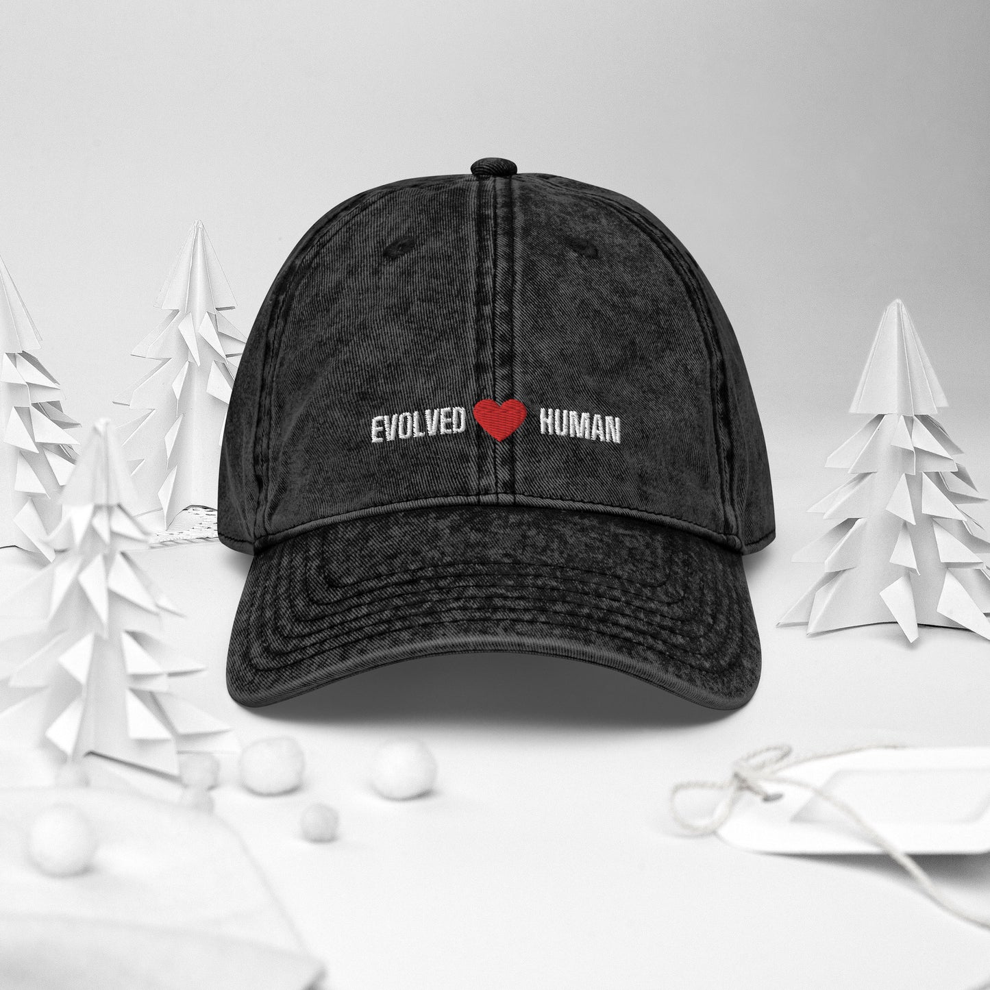 Evolved Human Vintage Cotton Twill Cap