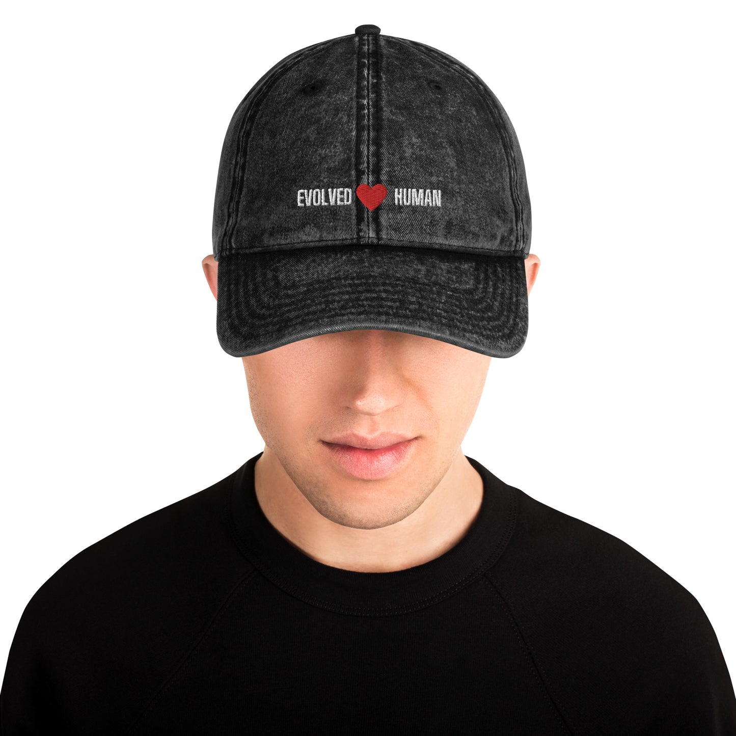 Evolved Human Vintage Cotton Twill Cap