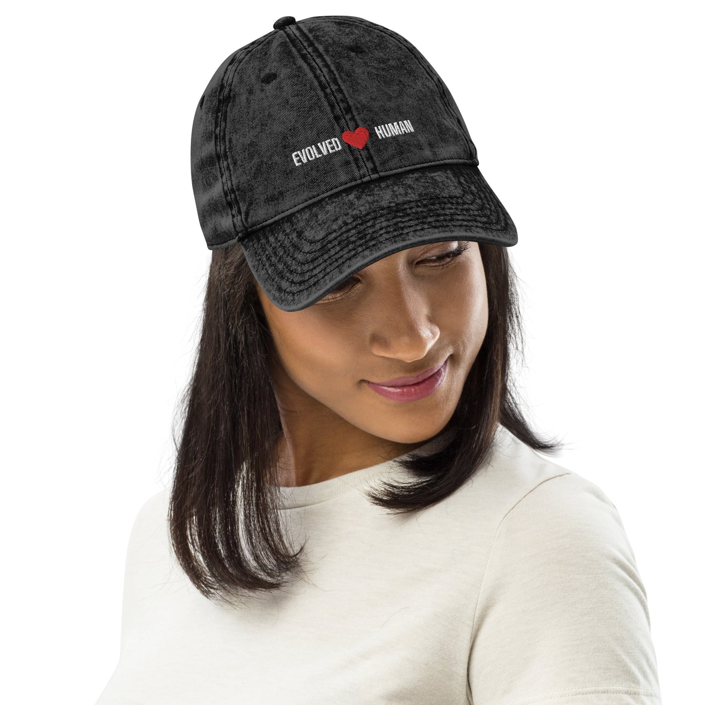 Evolved Human Vintage Cotton Twill Cap