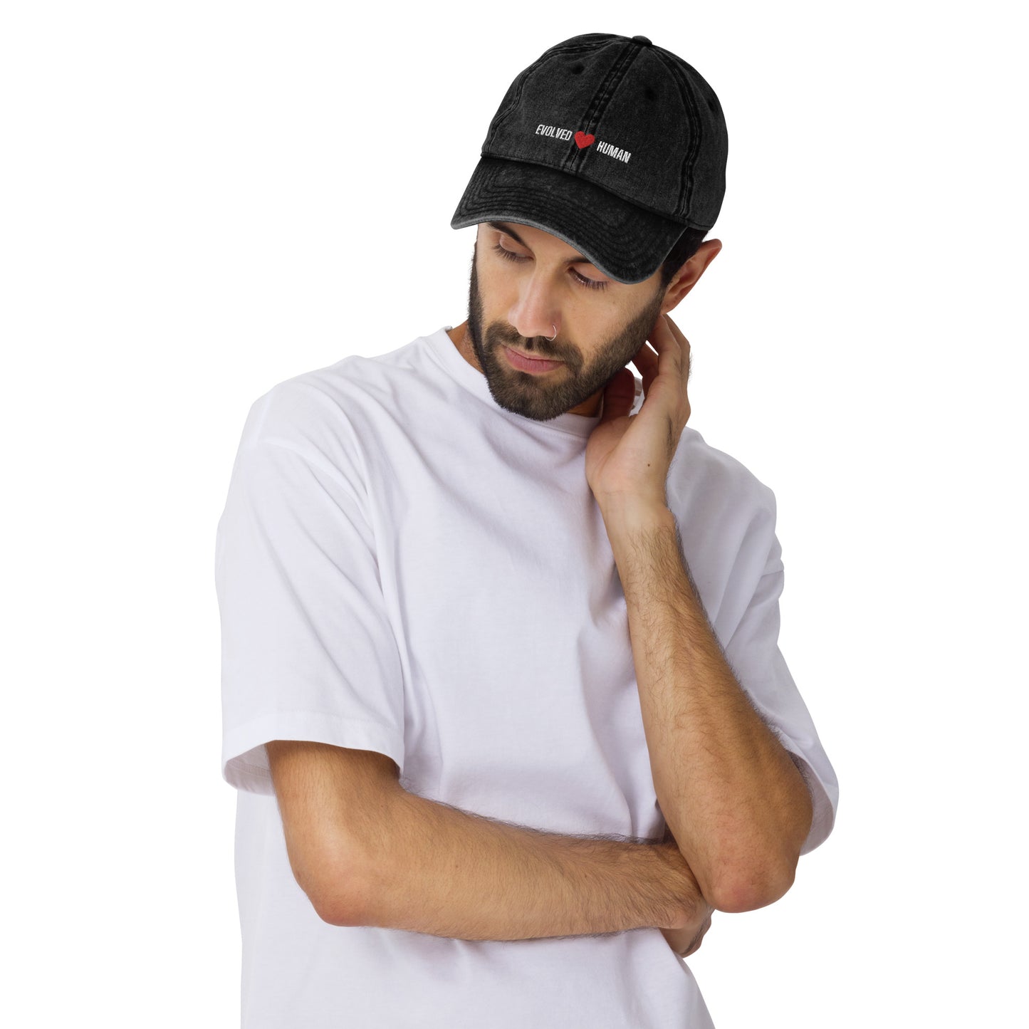 Evolved Human Vintage Cotton Twill Cap