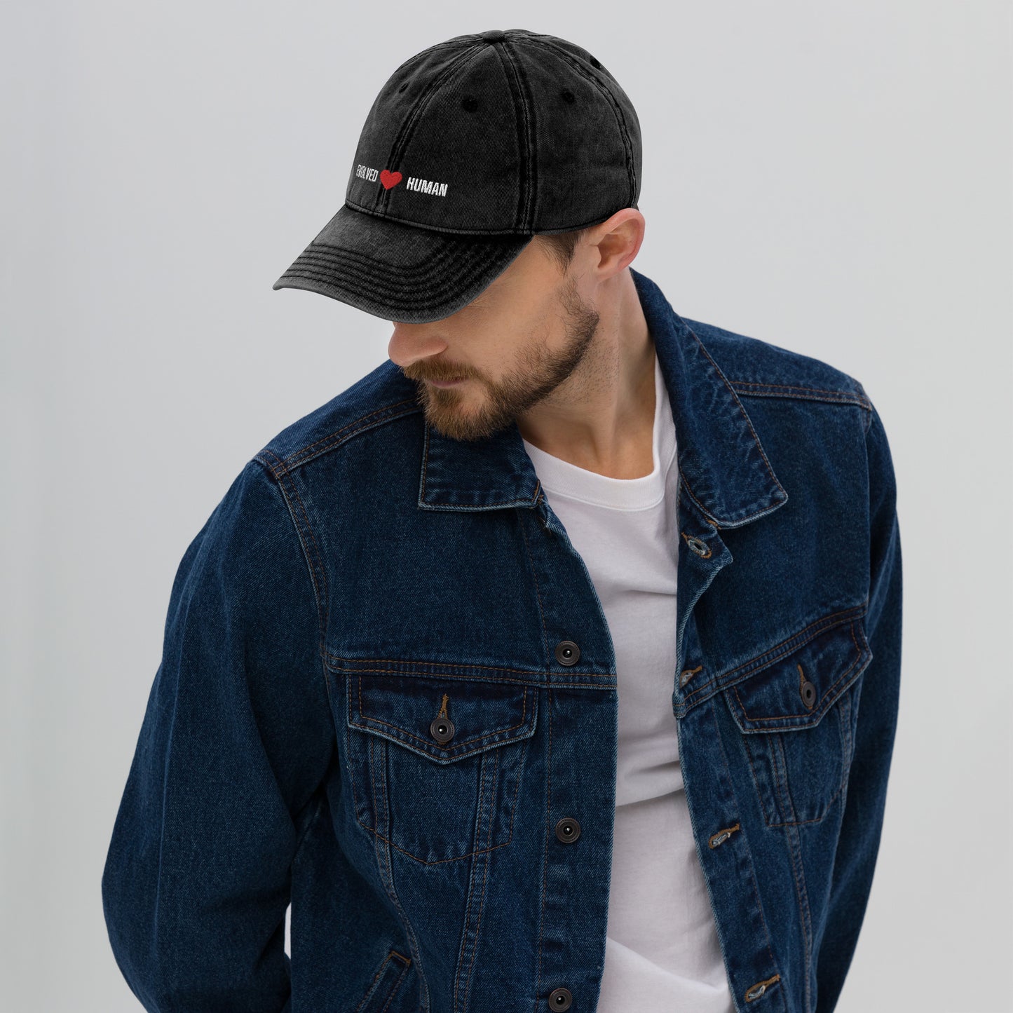Evolved Human Vintage Cotton Twill Cap