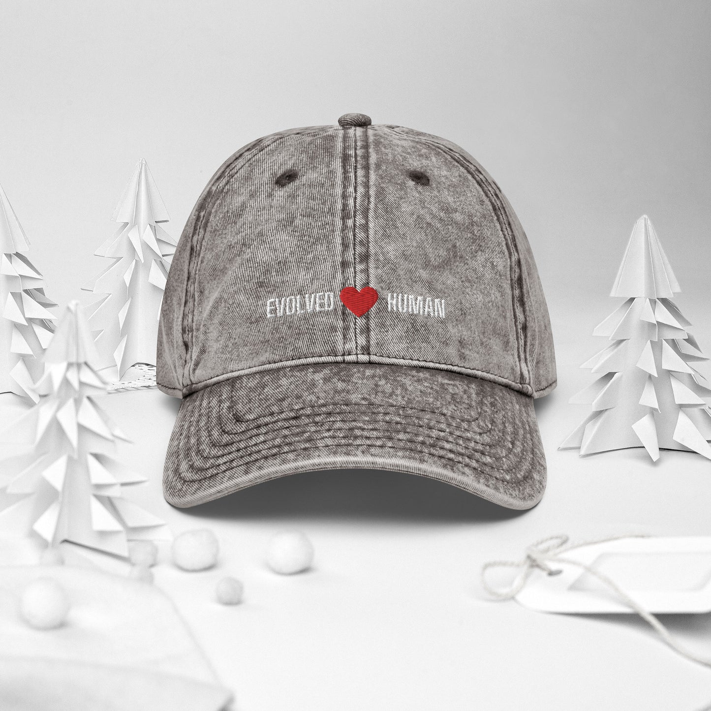 Evolved Human Vintage Cotton Twill Cap