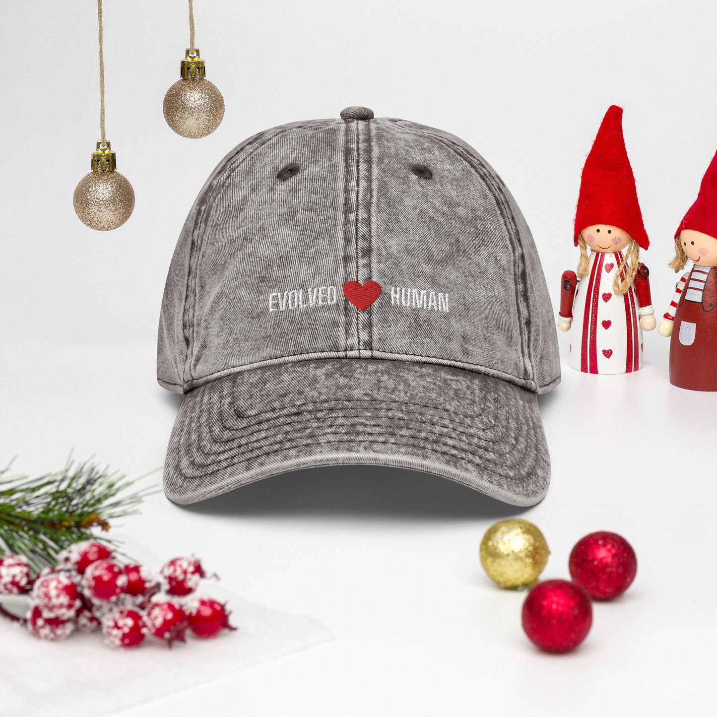 Evolved Human Vintage Cotton Twill Cap