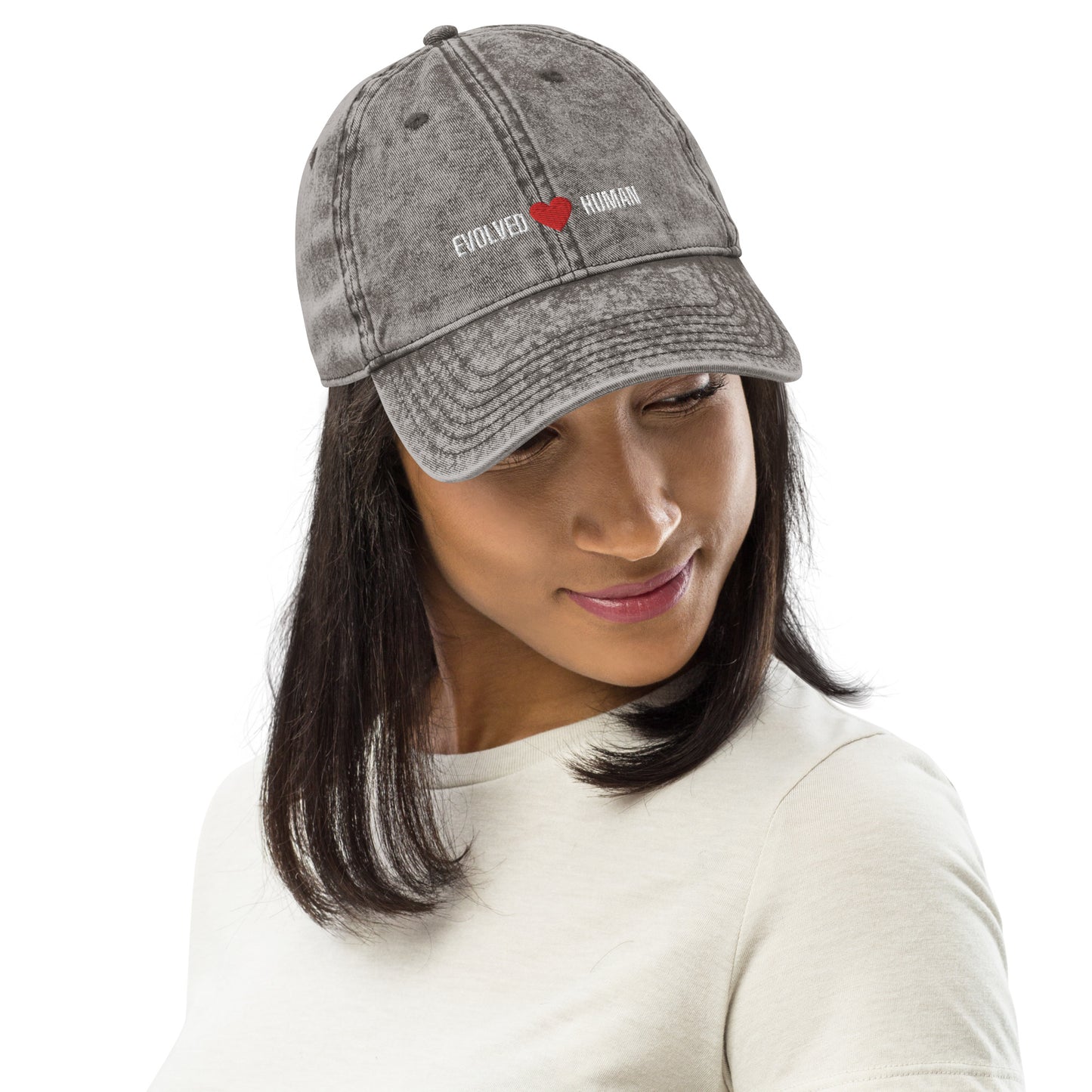 Evolved Human Vintage Cotton Twill Cap