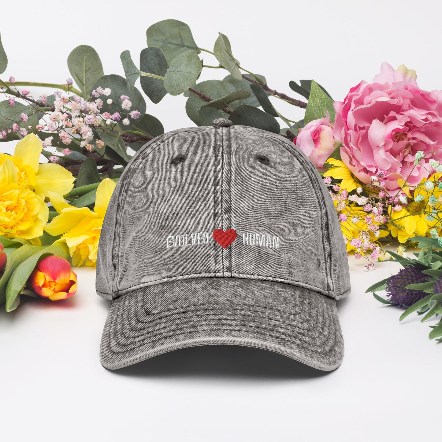 Evolved Human Vintage Cotton Twill Cap
