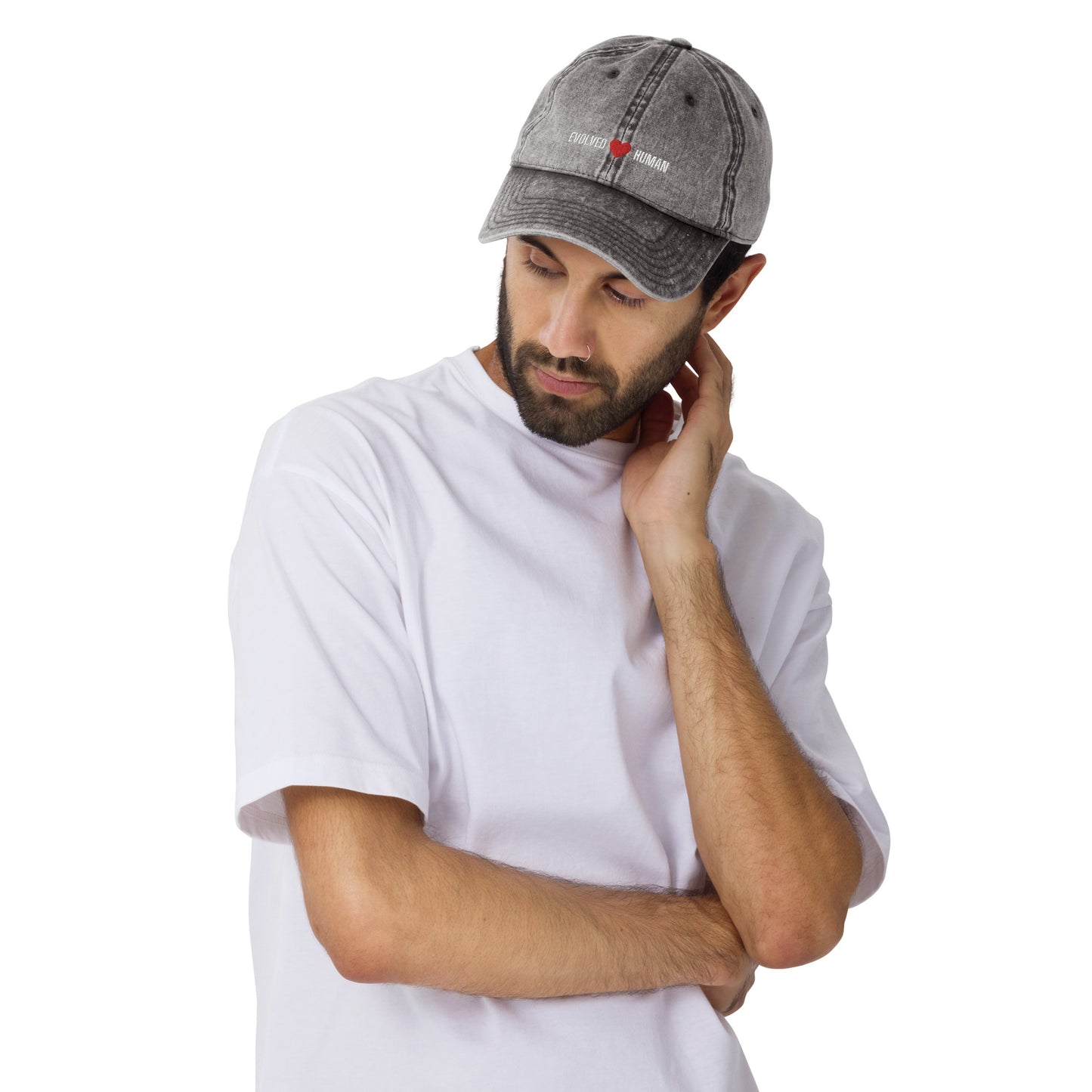 Evolved Human Vintage Cotton Twill Cap