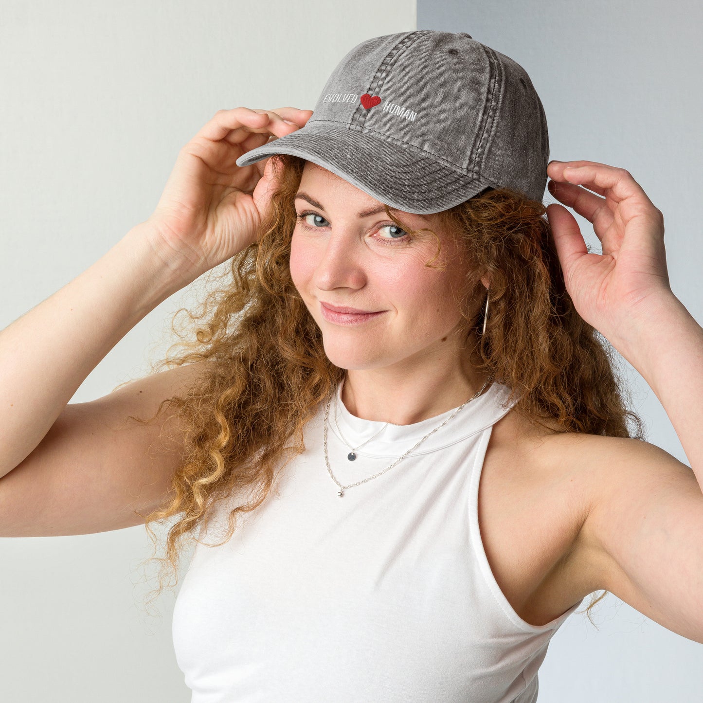 Evolved Human Vintage Cotton Twill Cap