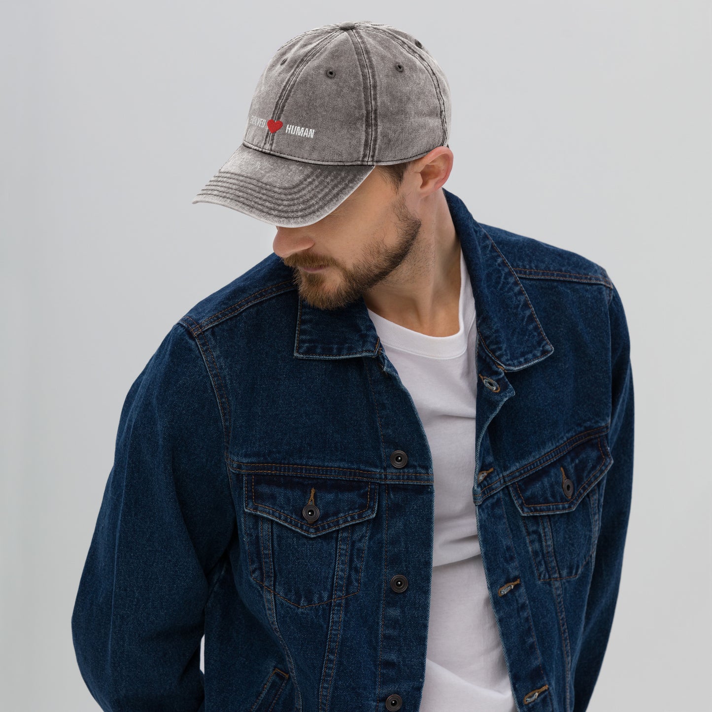 Evolved Human Vintage Cotton Twill Cap