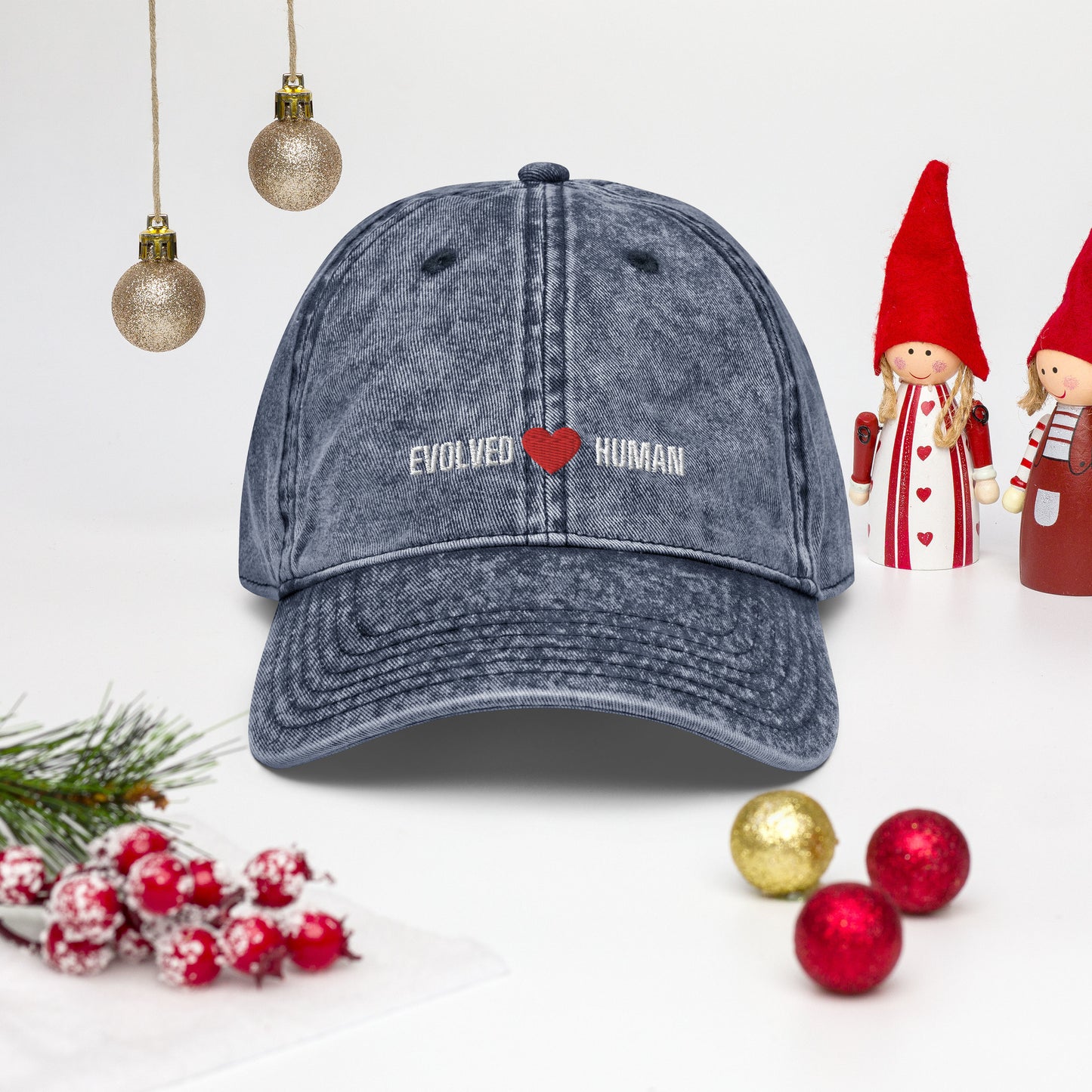 Evolved Human Vintage Cotton Twill Cap
