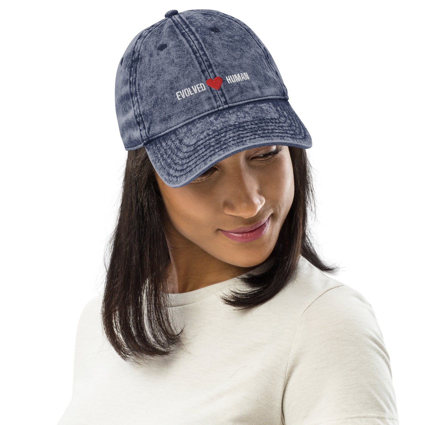 Evolved Human Vintage Cotton Twill Cap