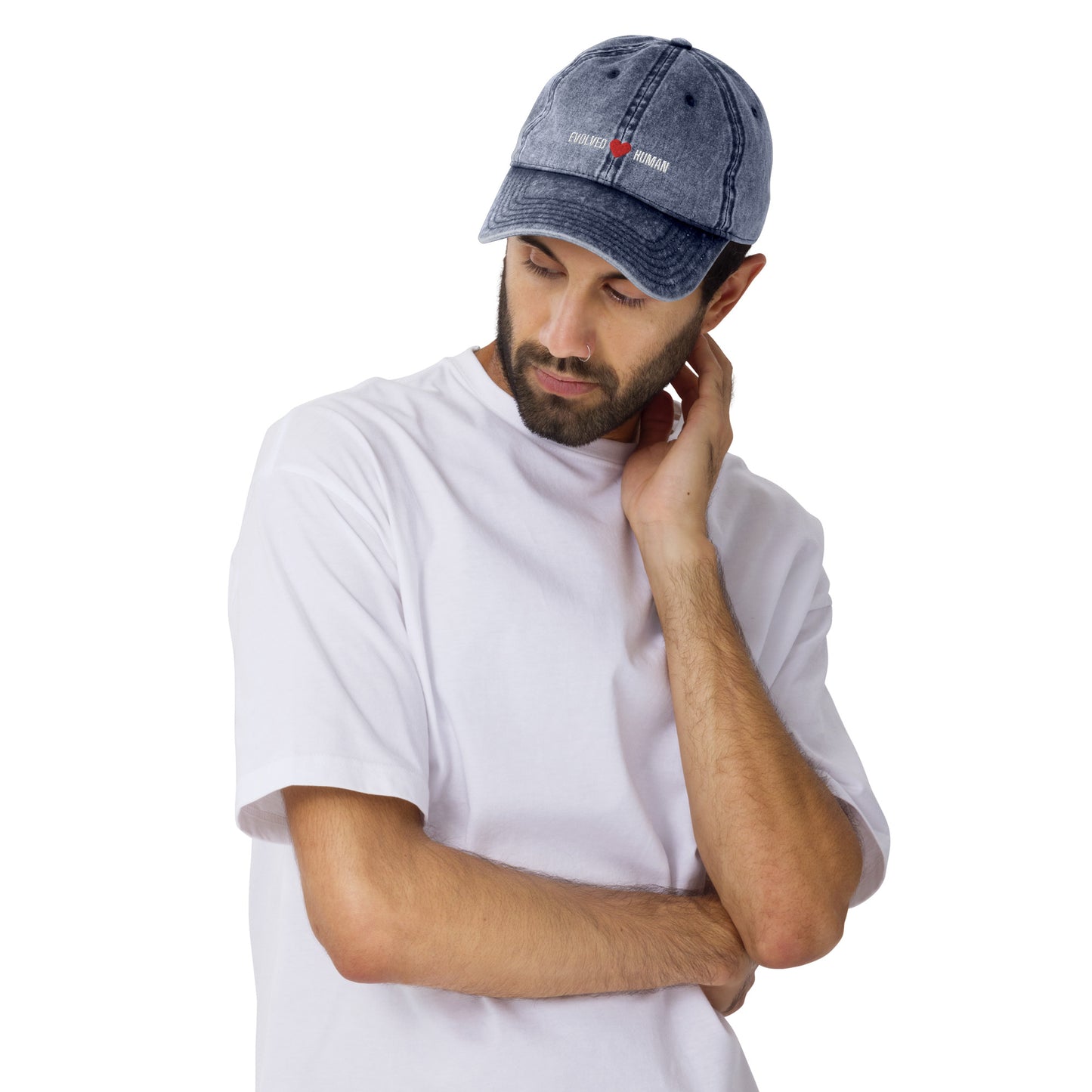 Evolved Human Vintage Cotton Twill Cap