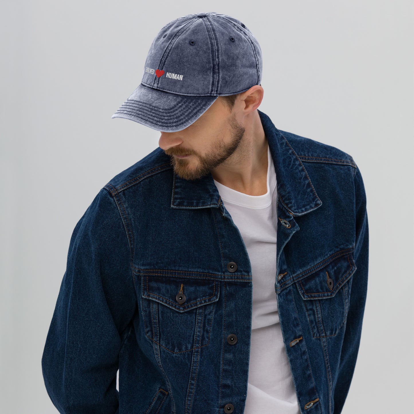Evolved Human Vintage Cotton Twill Cap