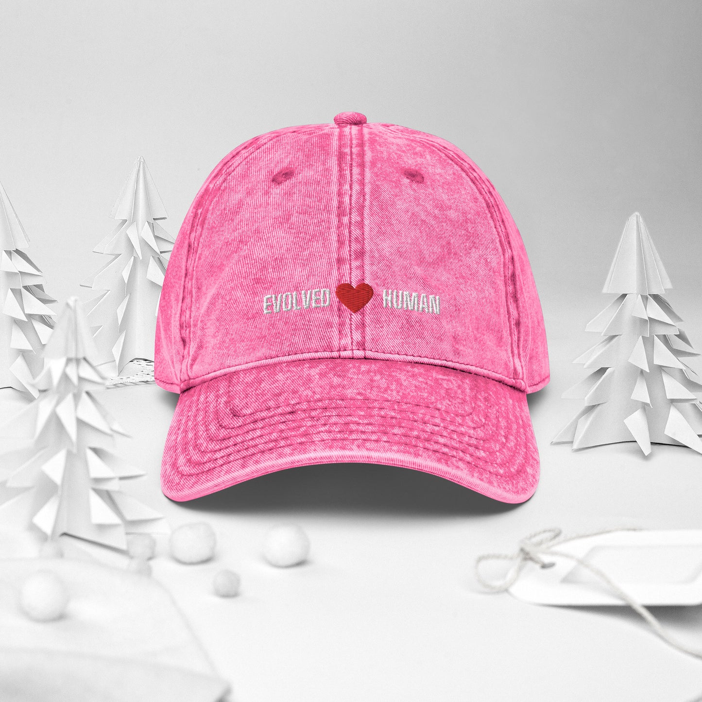Evolved Human Vintage Cotton Twill Cap