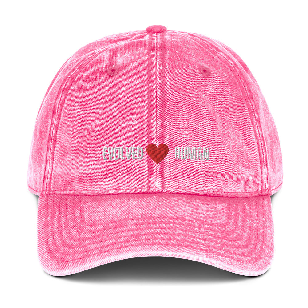 Evolved Human Vintage Cotton Twill Cap