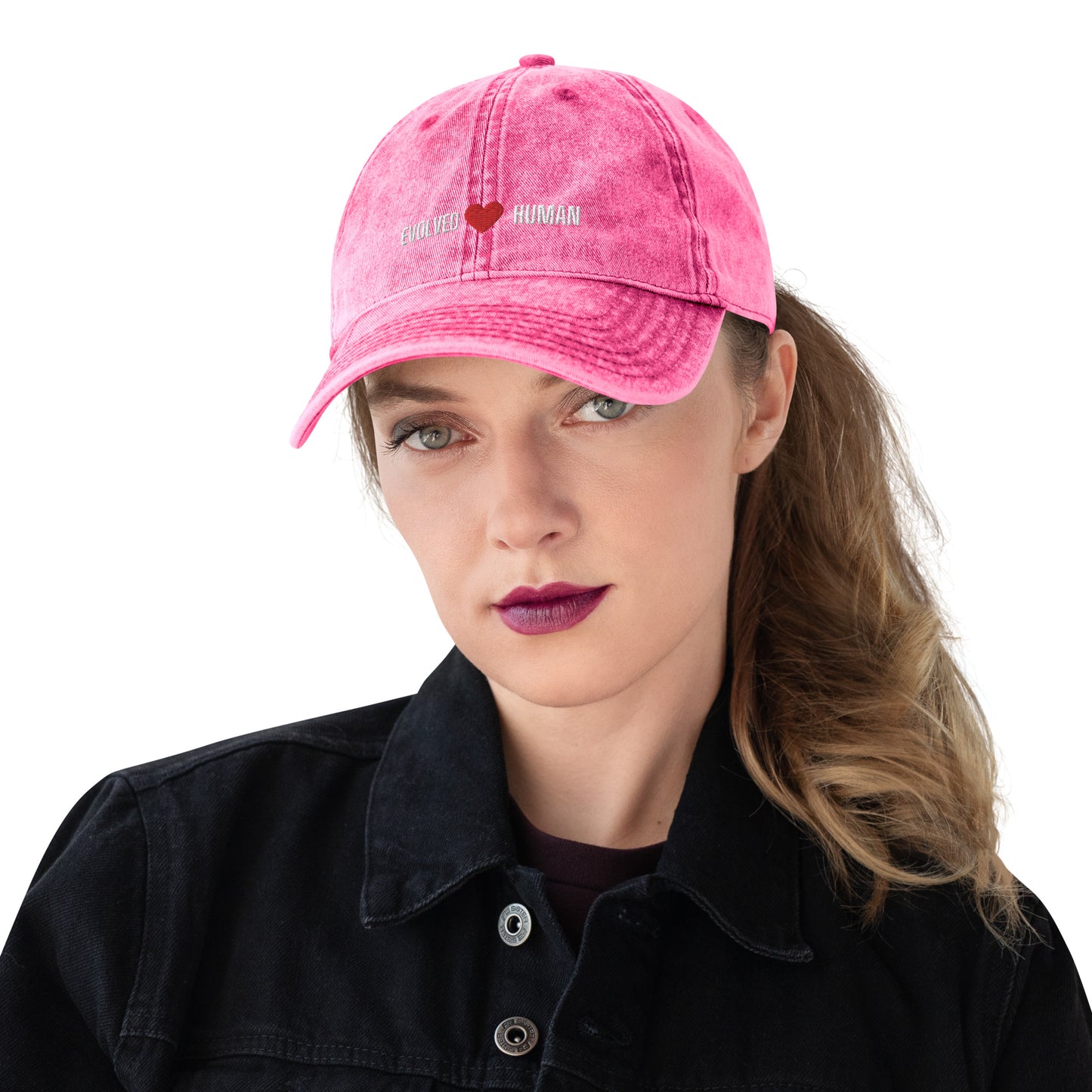 Evolved Human Vintage Cotton Twill Cap
