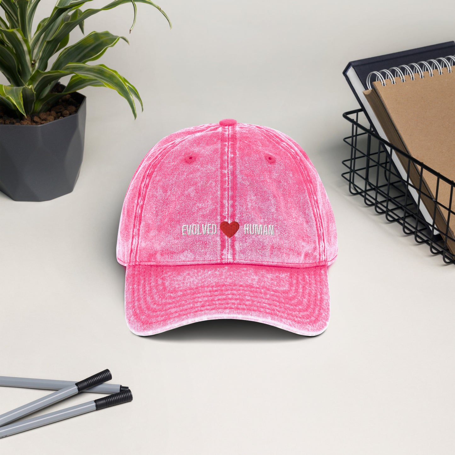 Evolved Human Vintage Cotton Twill Cap