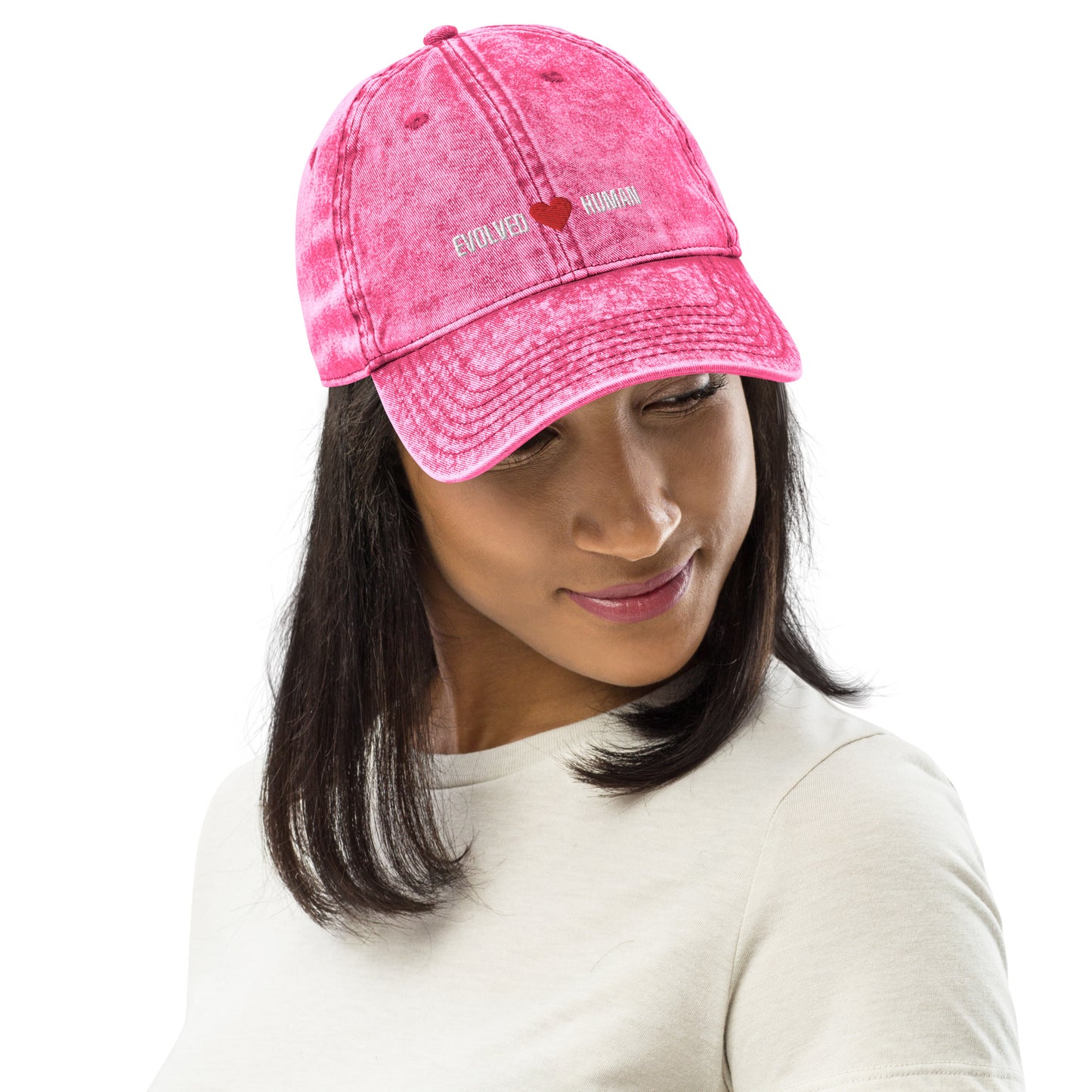 Evolved Human Vintage Cotton Twill Cap