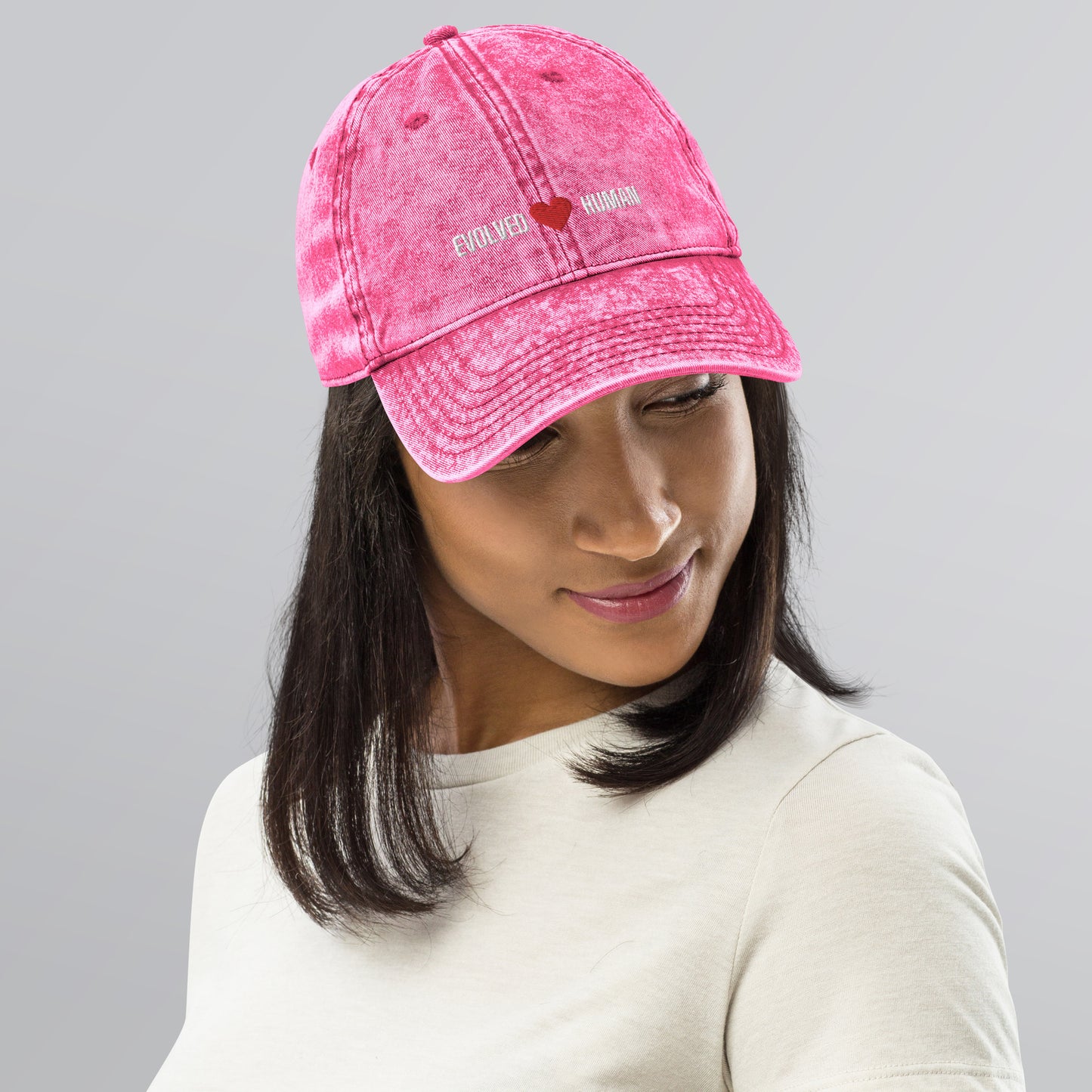 Evolved Human Vintage Cotton Twill Cap
