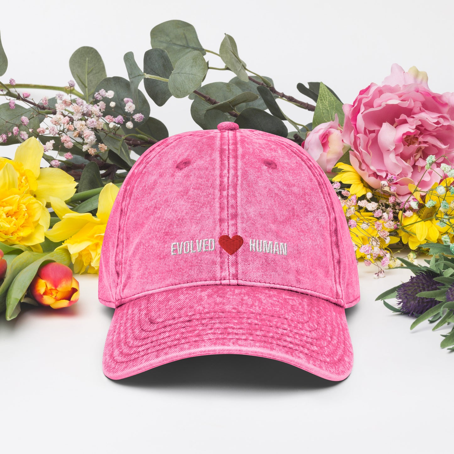 Evolved Human Vintage Cotton Twill Cap