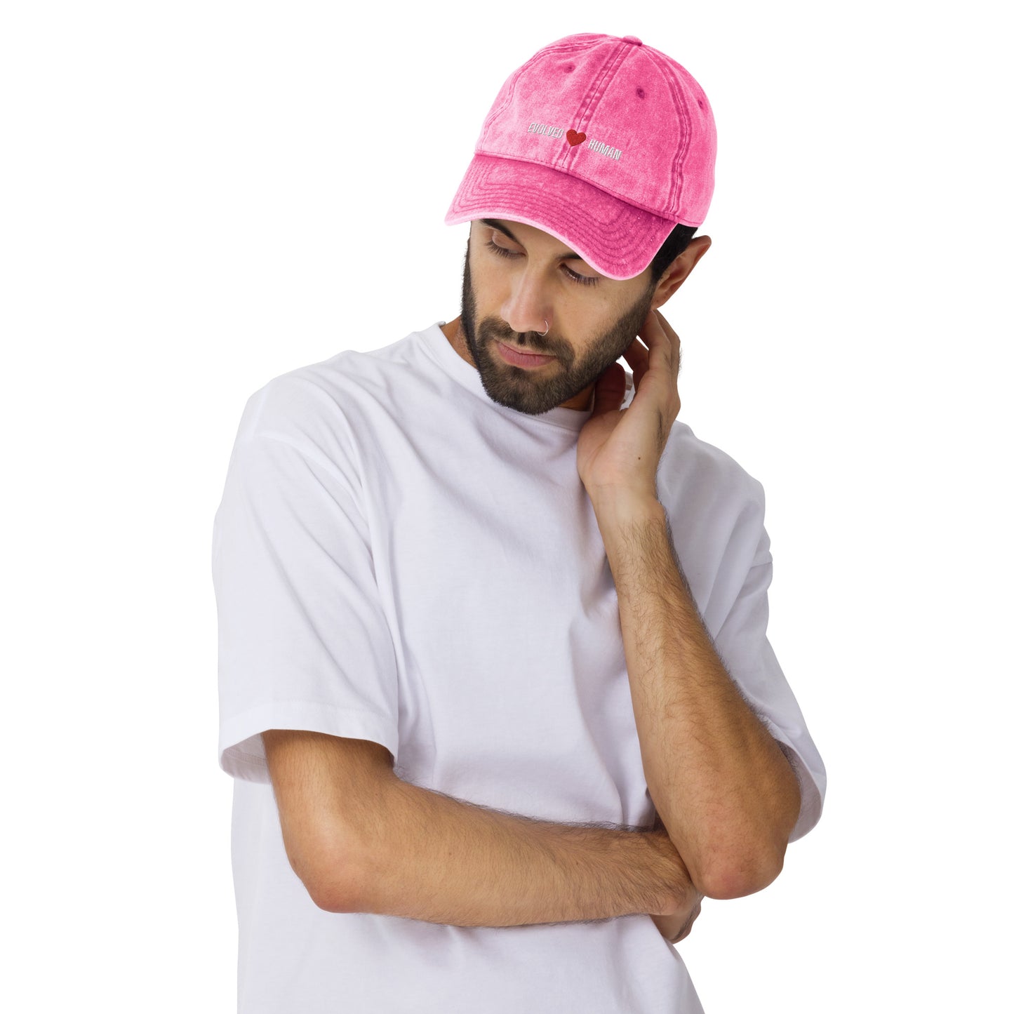 Evolved Human Vintage Cotton Twill Cap