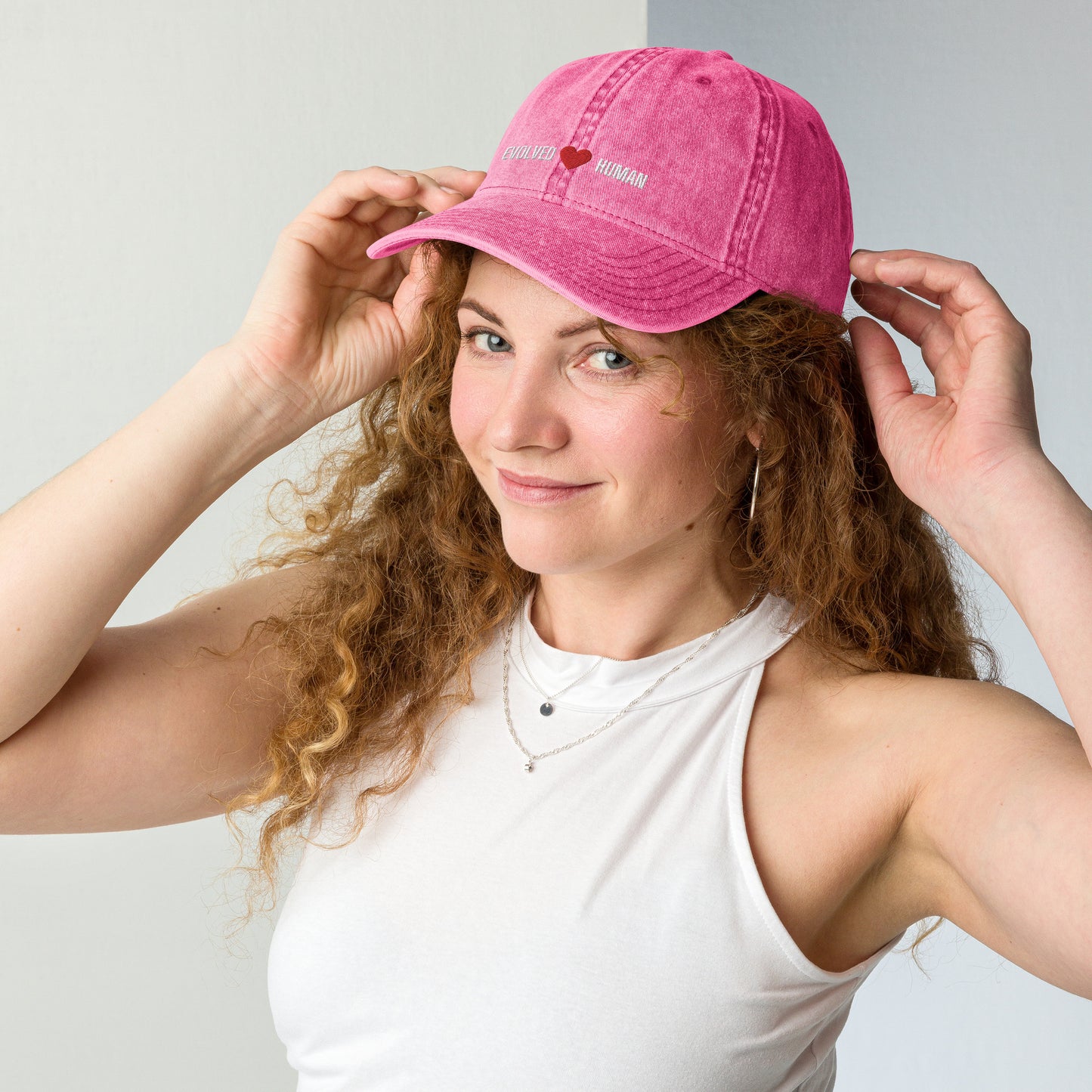 Evolved Human Vintage Cotton Twill Cap