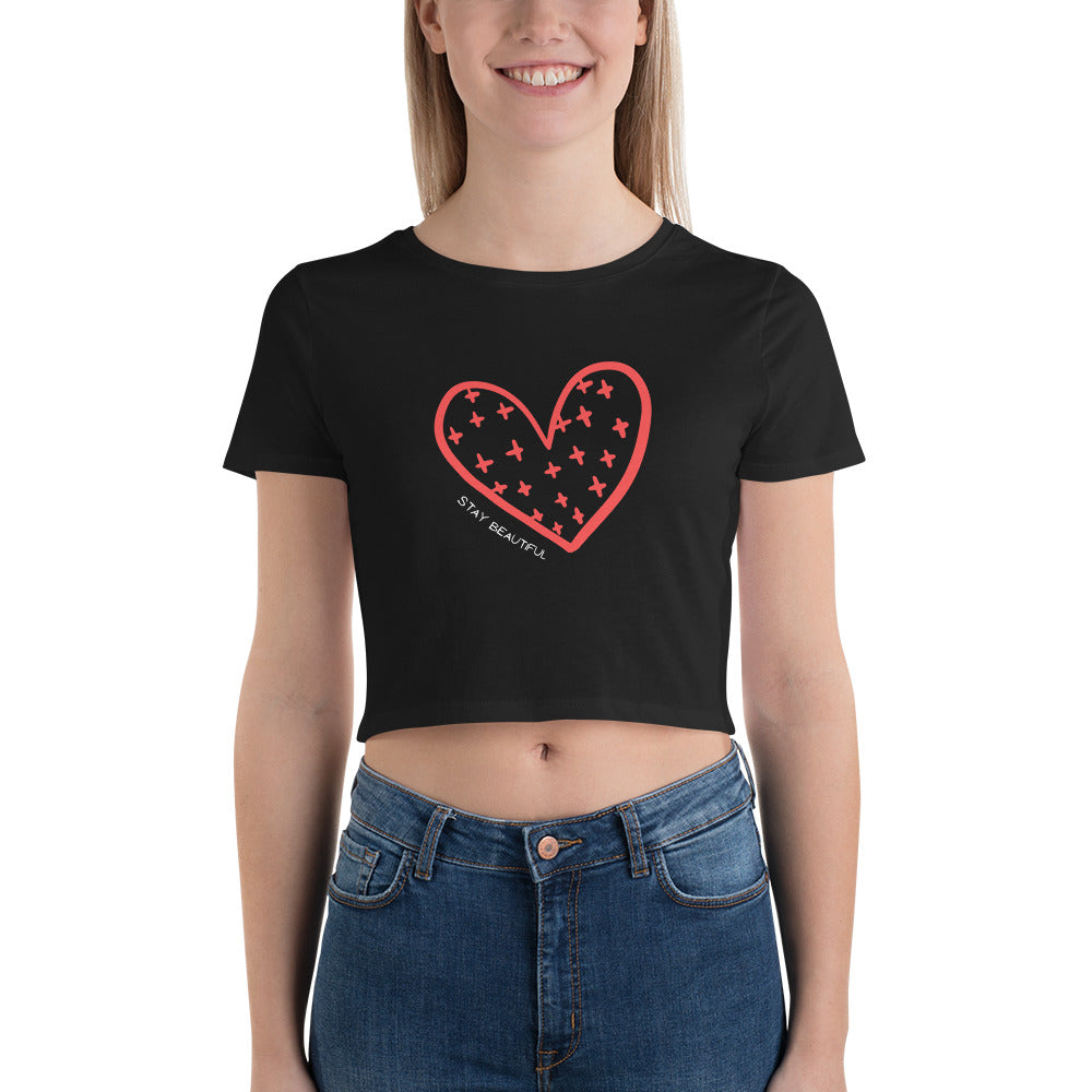 Stay Beautiful Women’s Crop Tee