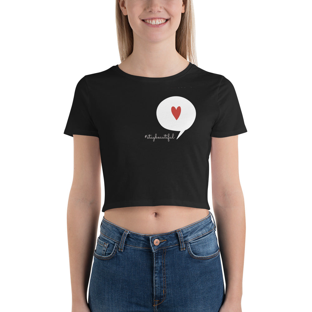#StayBeautiful Women’s Crop Tee