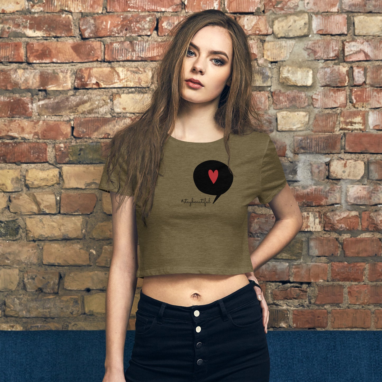 #StayBeautiful Women’s Crop Tee