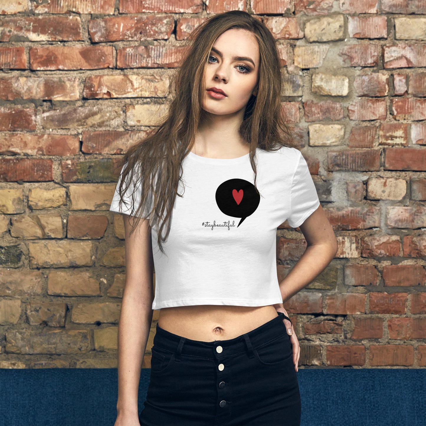 #StayBeautiful Women’s Crop Tee