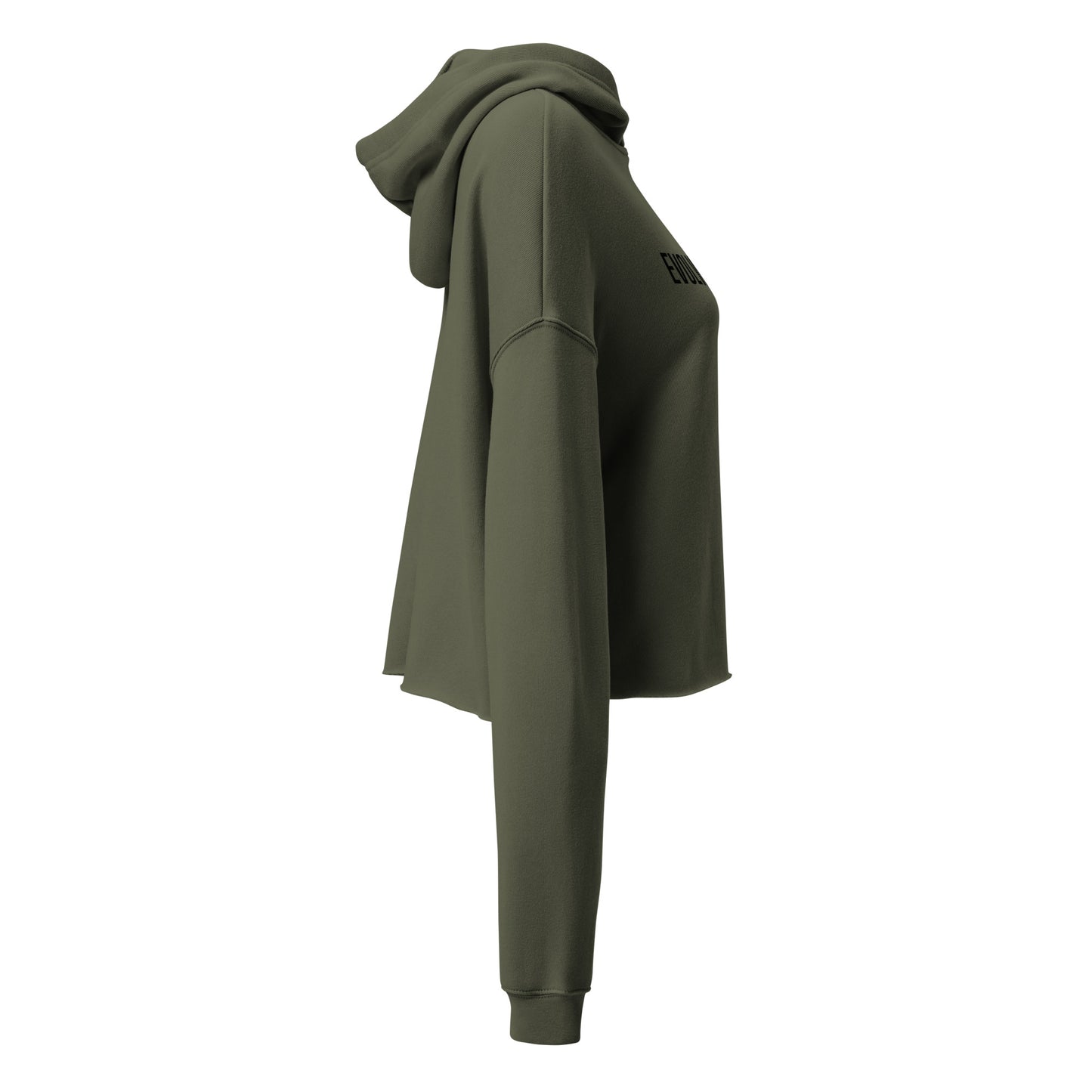 Evolved Human Simple Crop Hoodie