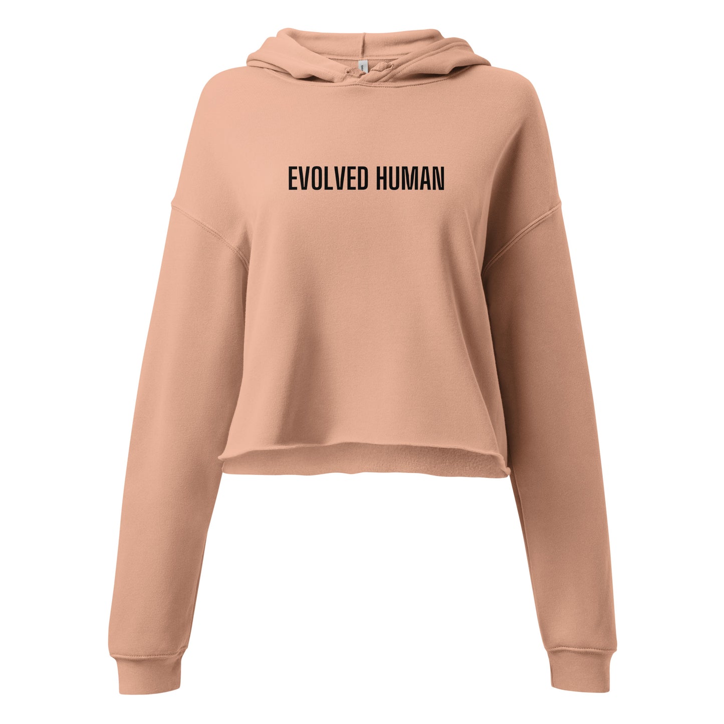 Evolved Human Simple Crop Hoodie